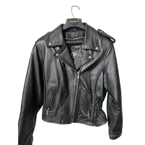 Wilson First Genuine Leather Jacket with Thinsulate Removable Layer Size XL - Picture 1 of 15